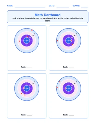 Math Dartboard