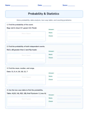 Probability & Statistics