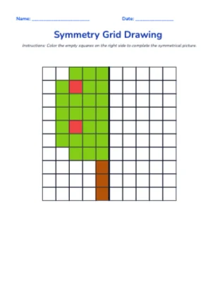 Symmetry Grid Drawing