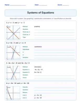 Systems of Equations